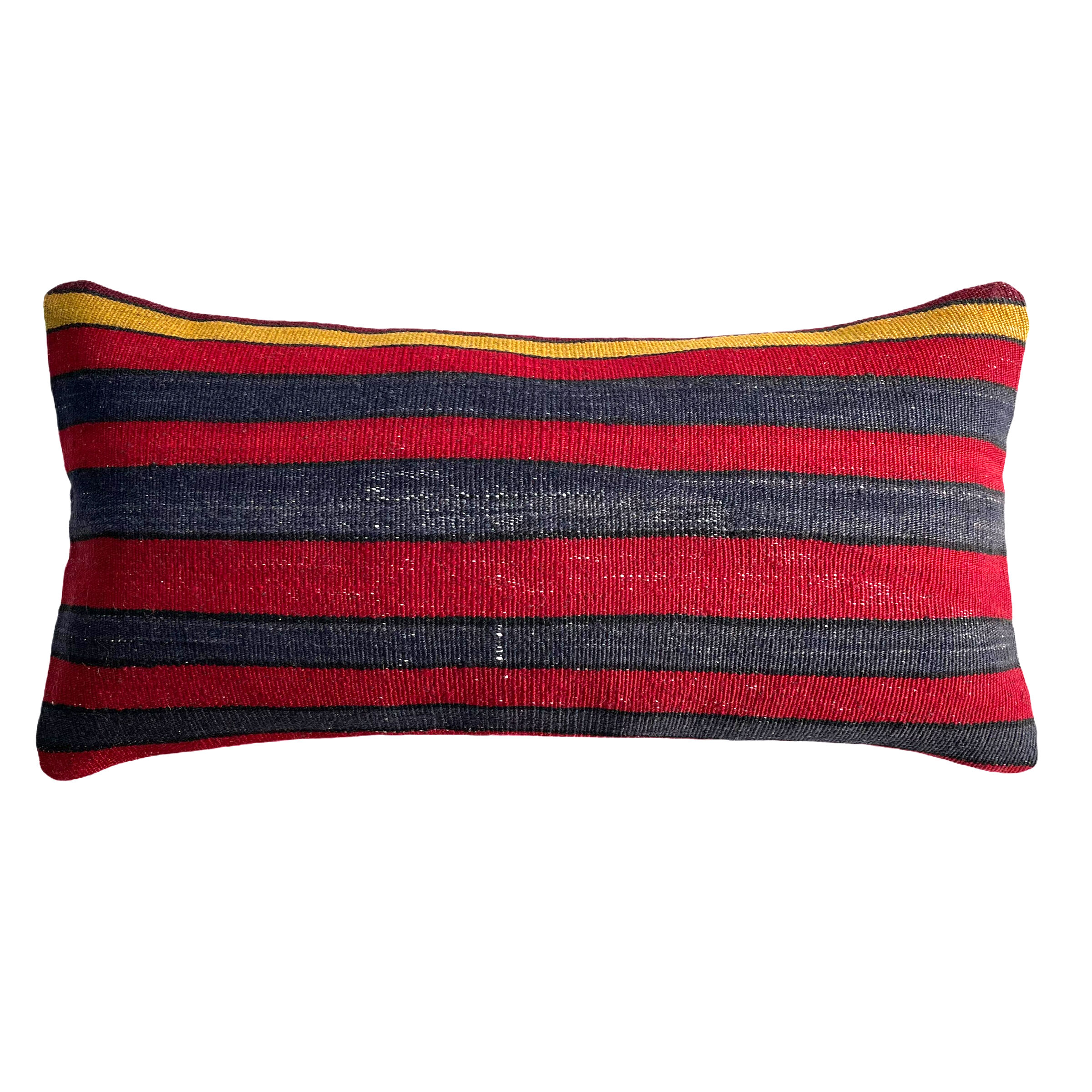 Vintage Turkish Kilim Cushion Cover, 30 x 60 cm