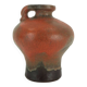 Carstens toennishof vase model no.0875-18 gerda heuckeroth orange brown 60s