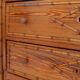 Faux Bamboo Dark Pine Chest of Drawers - 20th century