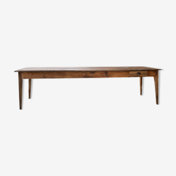 Oak and pine farm table 3m