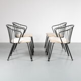 1950s Set of elegant dining chairs