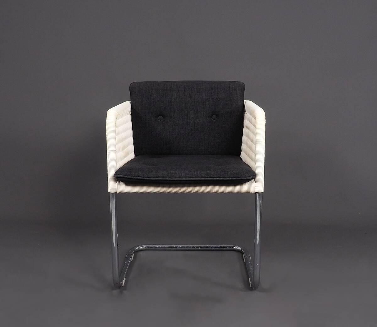 Chaises cantilever blanches Tecta D43, années 1980, lot de 4