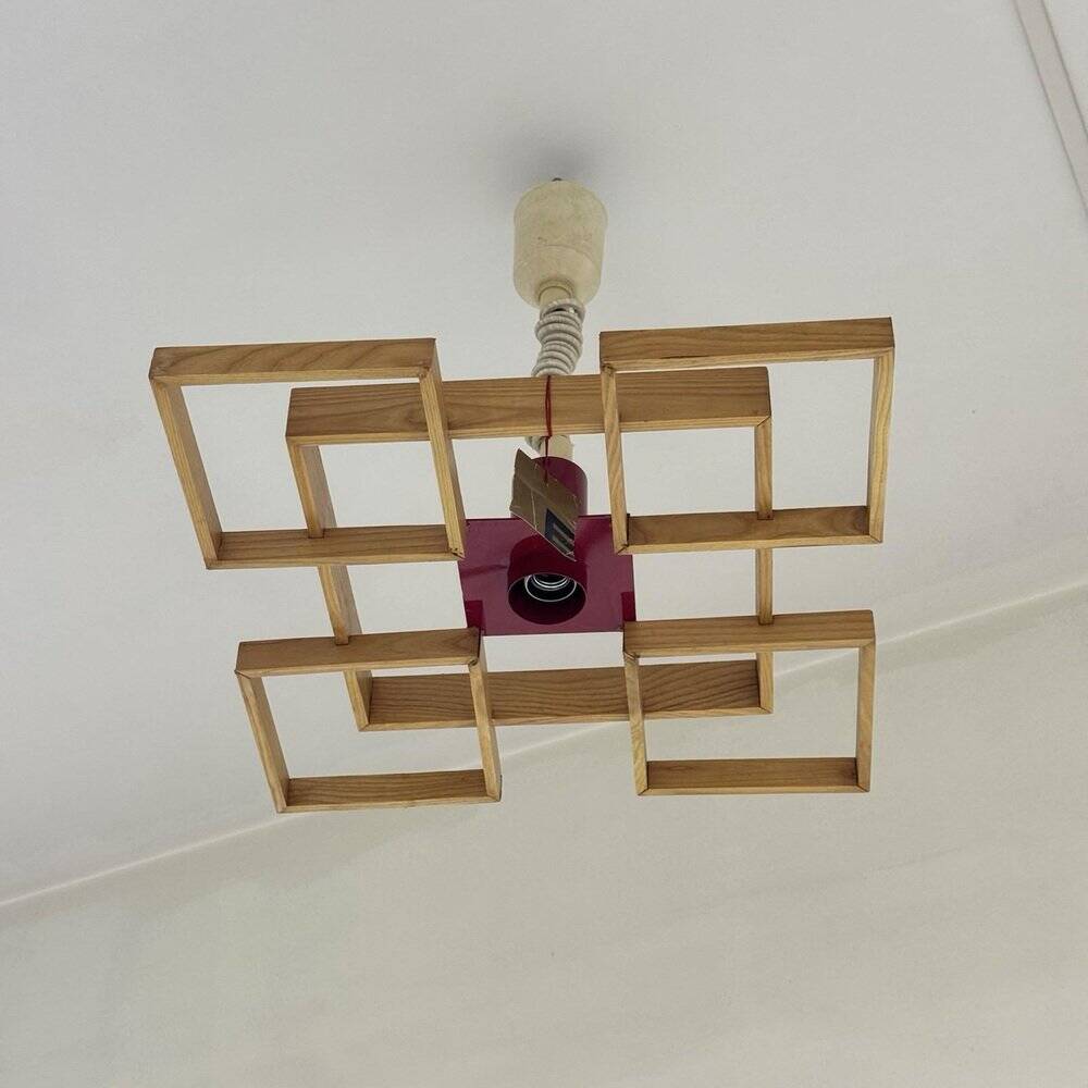 Amelio Pendant Lamp attributed to Angelo Brotto for Esperia, 1960s