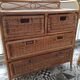 Chest of drawers rattan bamboo