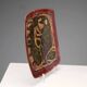 Vintage copper and enamel plate Studio Del Campo Turin 1950s