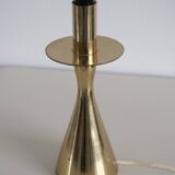 Scandinavian decorative lamp in solid brass