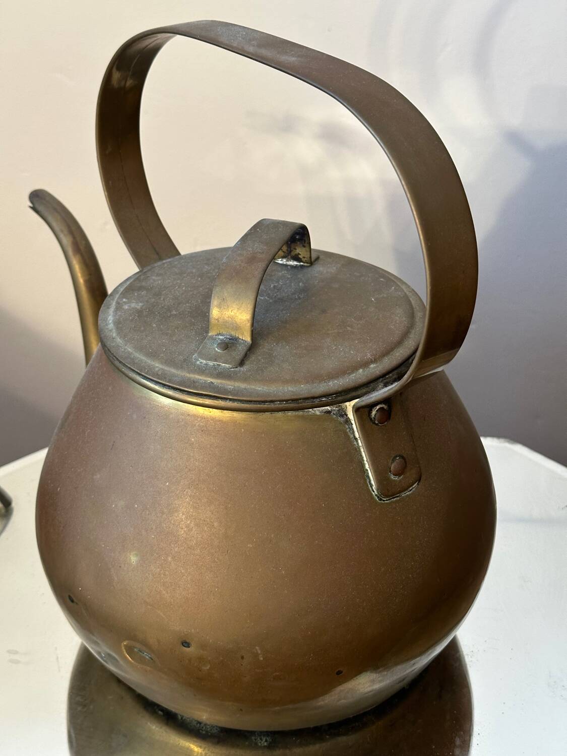 Copper kettle - 19th century folk arts