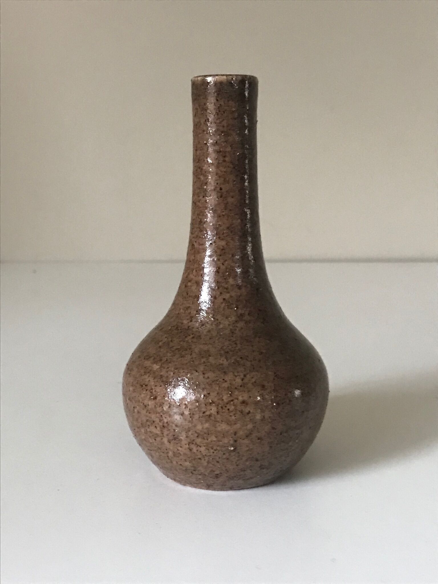 Stoneware vase ceramic accolay 1960
