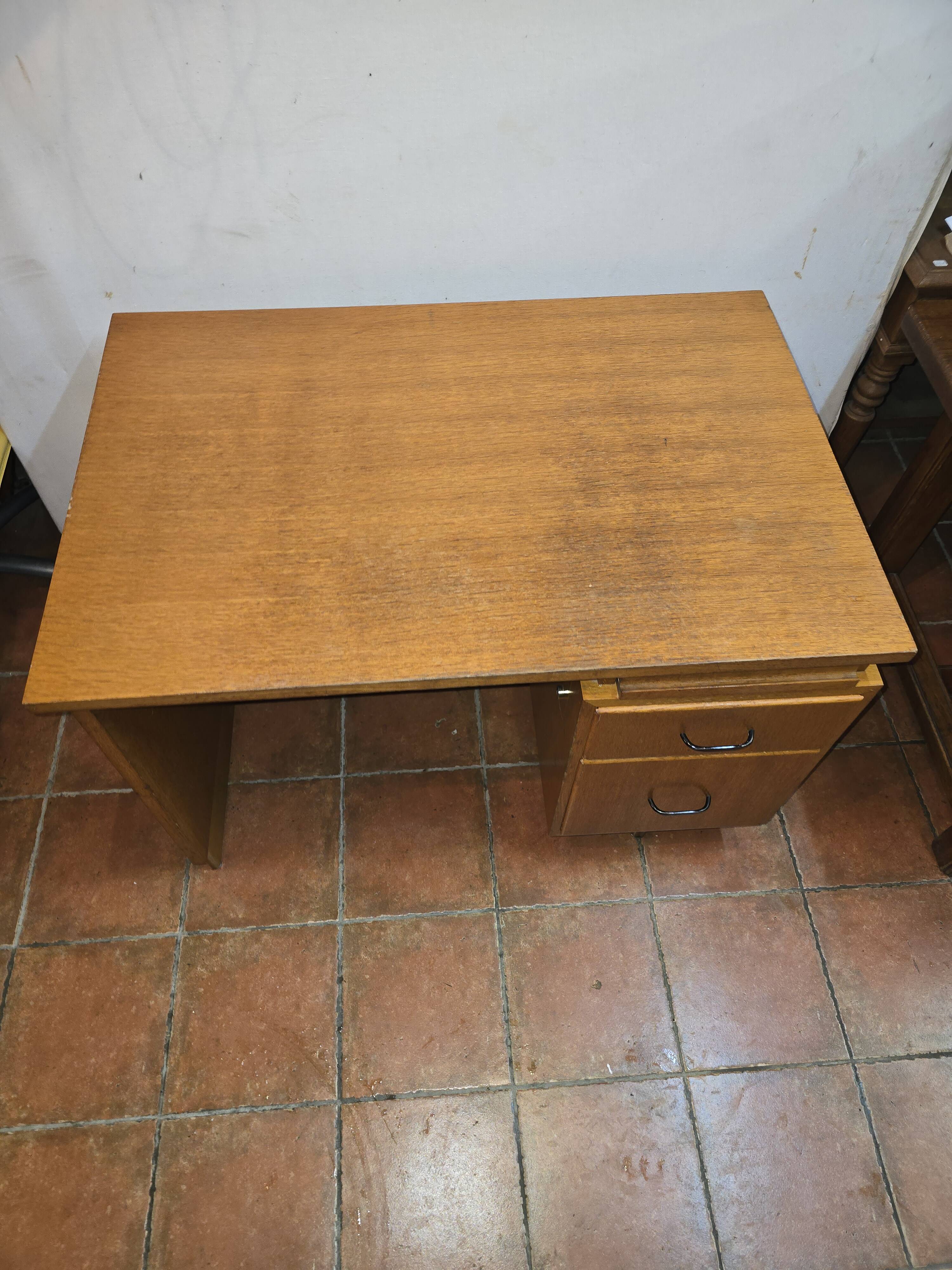 1960s Burwood Oak Desk