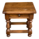 Tabouret table de chevet espagnole en chêne massif années 50