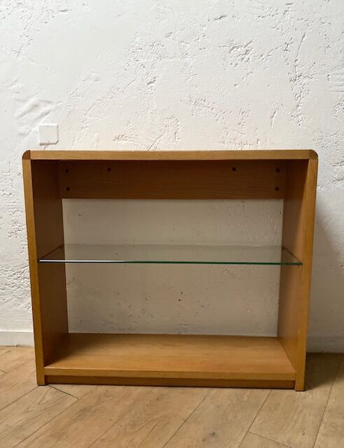 Wood and glass console