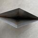 Vintage RVS Art Deco Vase with wooden 'legs' Mid Century