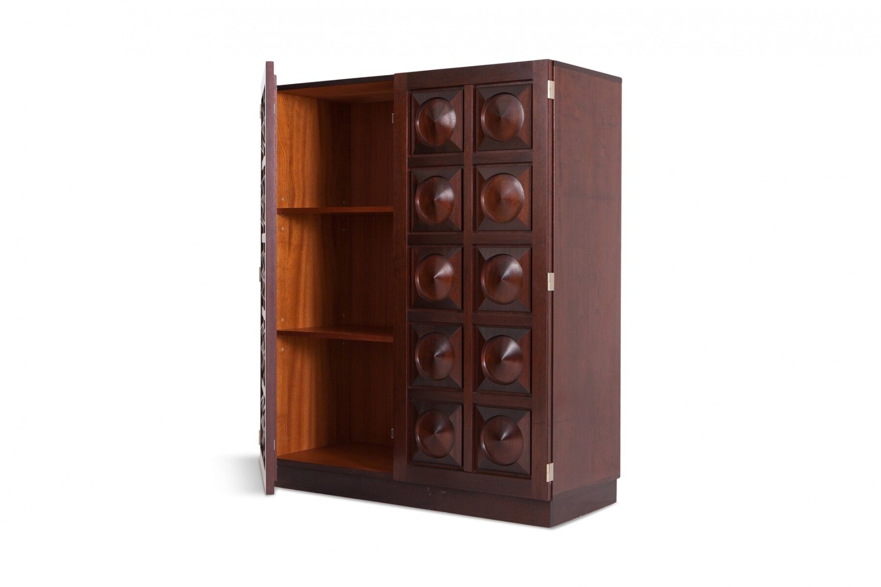 Dark mahogany rough bar furniture 1970