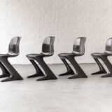 Dining chairs ‘Z-chair’ by Ernst Moeckl