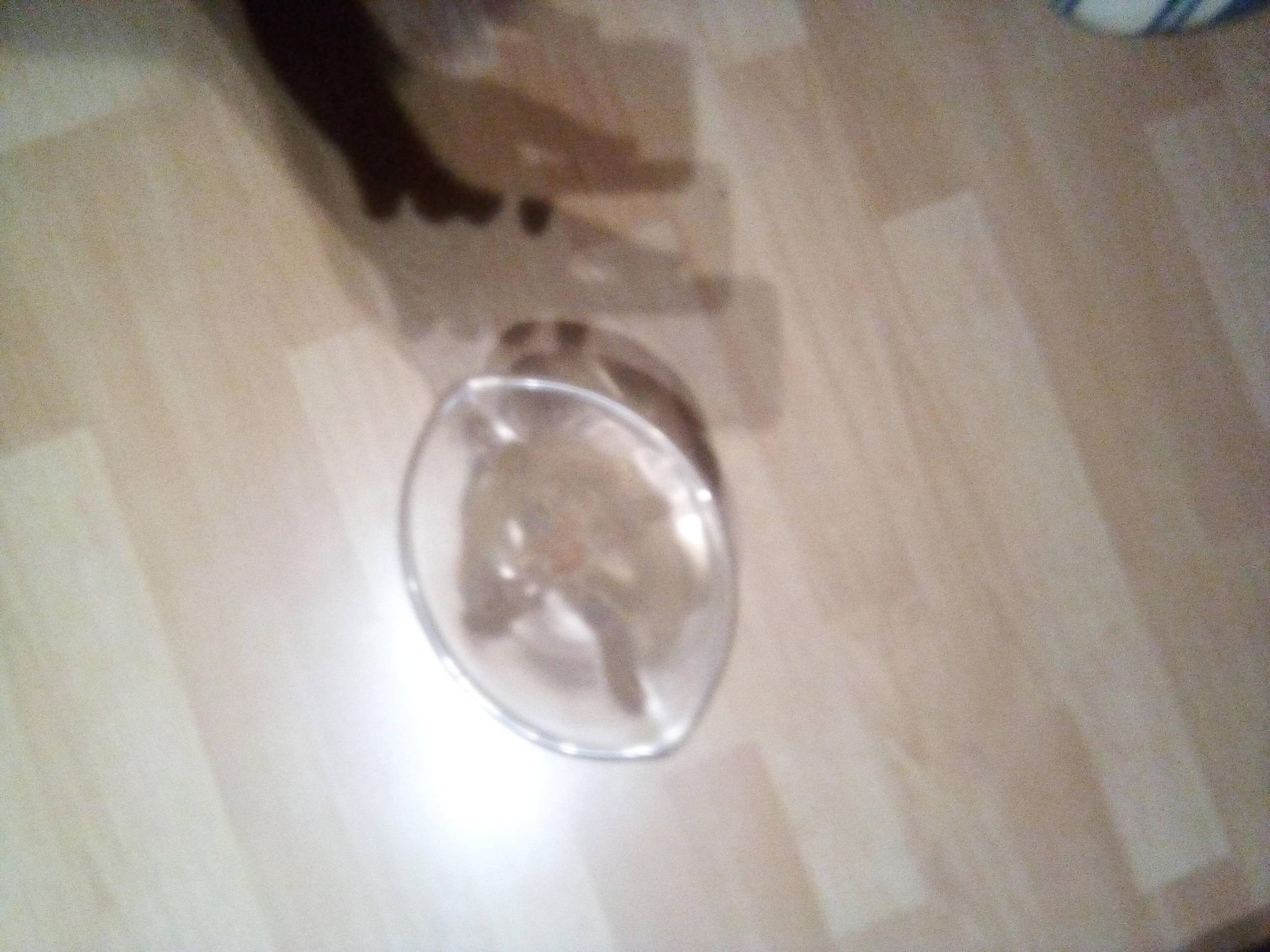 Art Deco style glass vase from the 50s