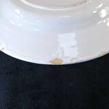 Plate in faience hr quimper decoration of breton