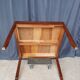 Vintage walnut table with 2 drawers