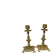 Pair of antique brass candlesticks – Napoleon III style