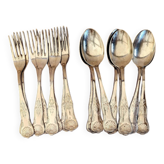 Set of 16 vintage silver-plated cutlery