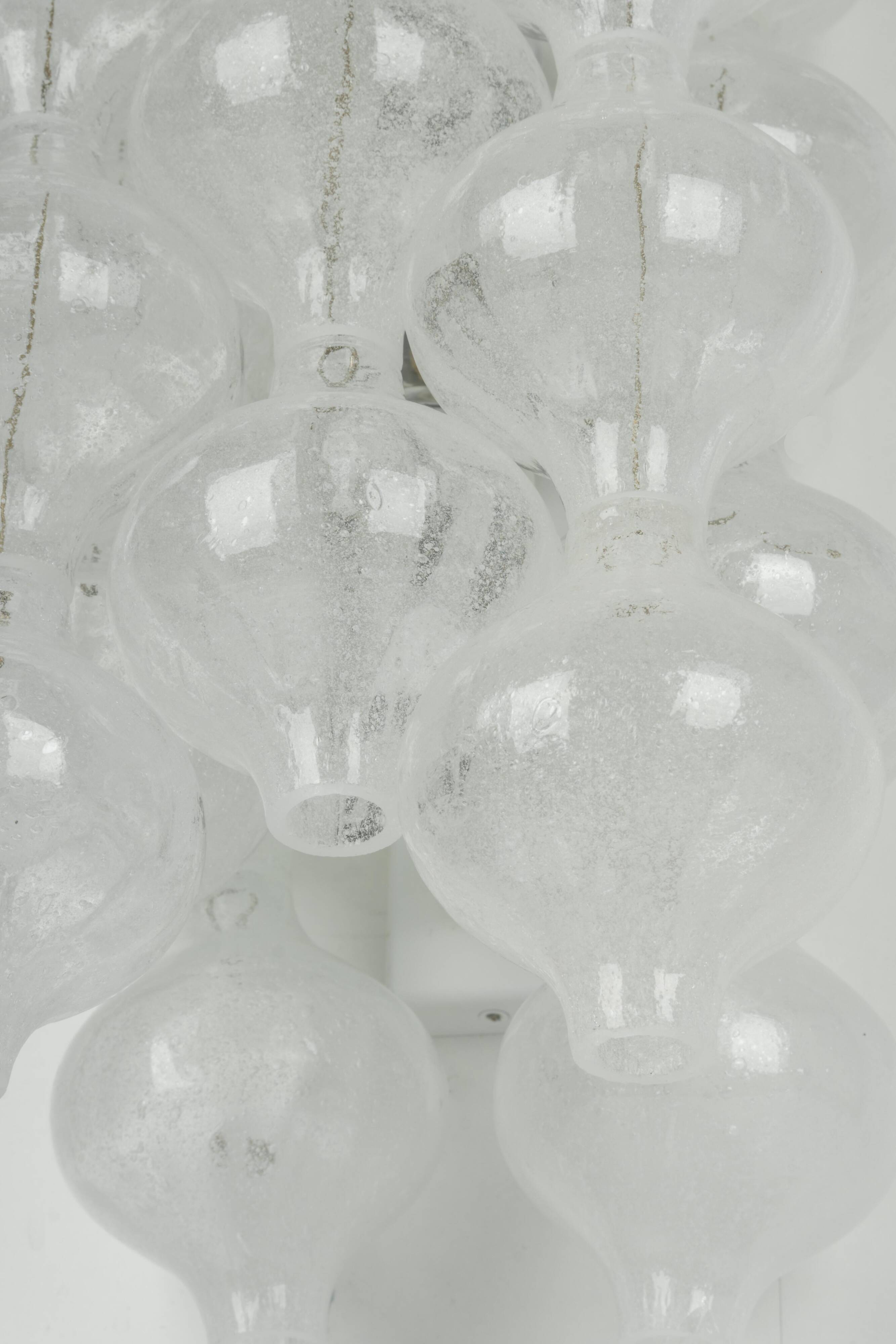 Extra large wall lamp Kalmar 'Tulip', Austria, 1970s