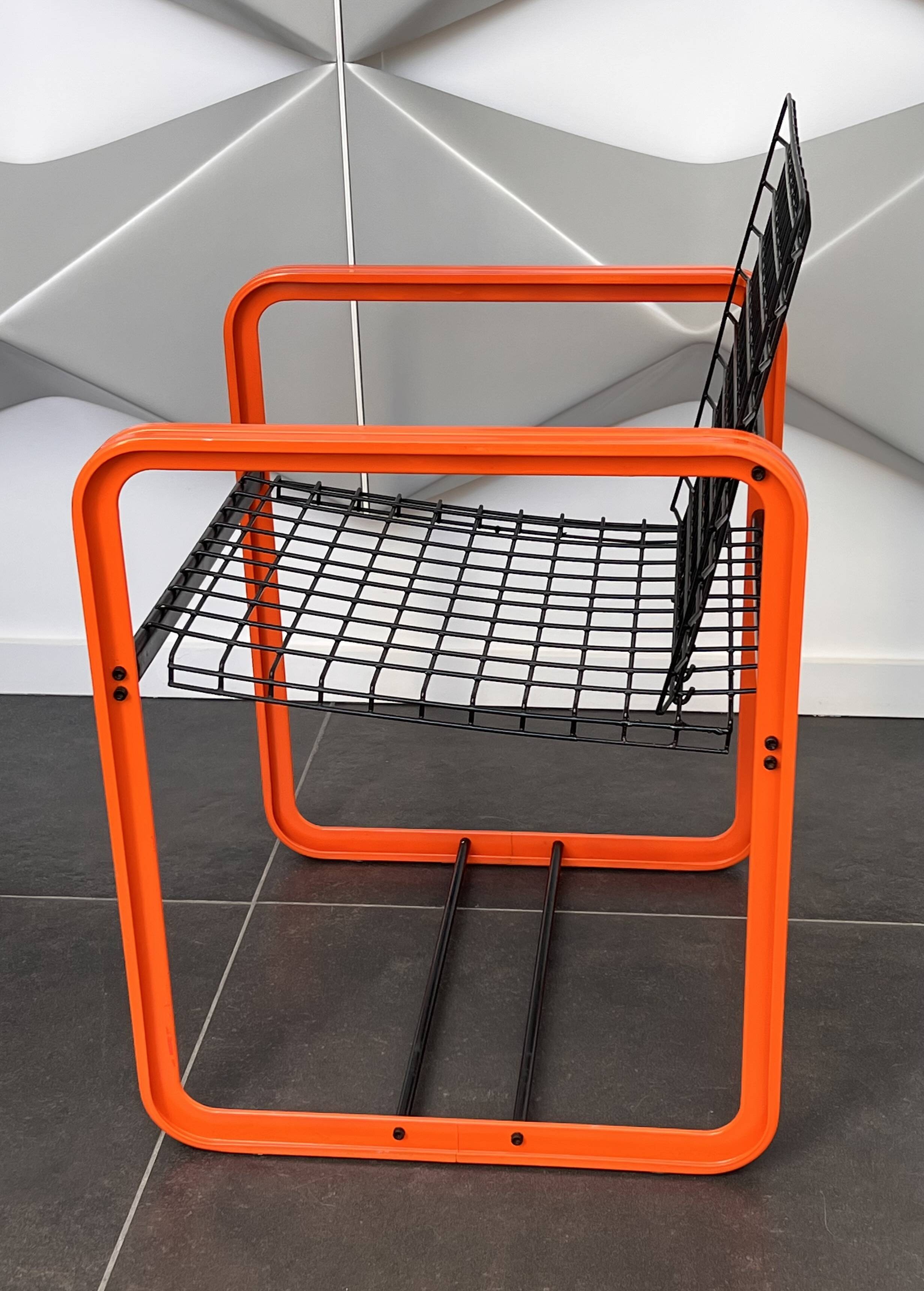 Chaise Quadra par Gigante, Zambusi et Boccato pour Seccose, Italie 80's