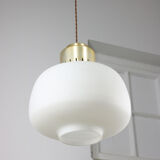 Mid-century Opaline Pendant Lamp