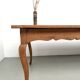 Grande table de ferme en merisier massif des années 1900