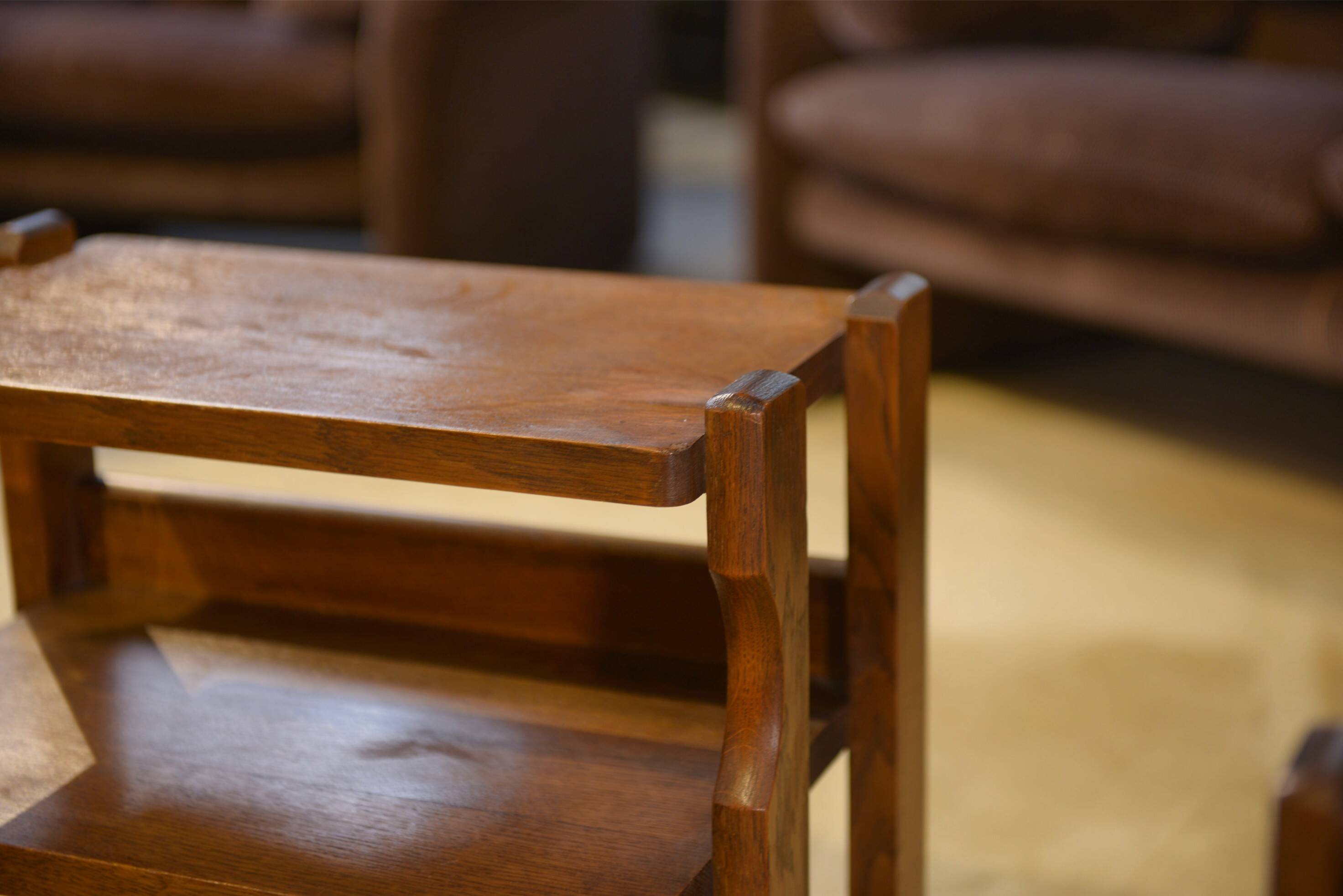 Pair of bedside tables by Guillerme and Chambron for "Votre Maison" 1960s