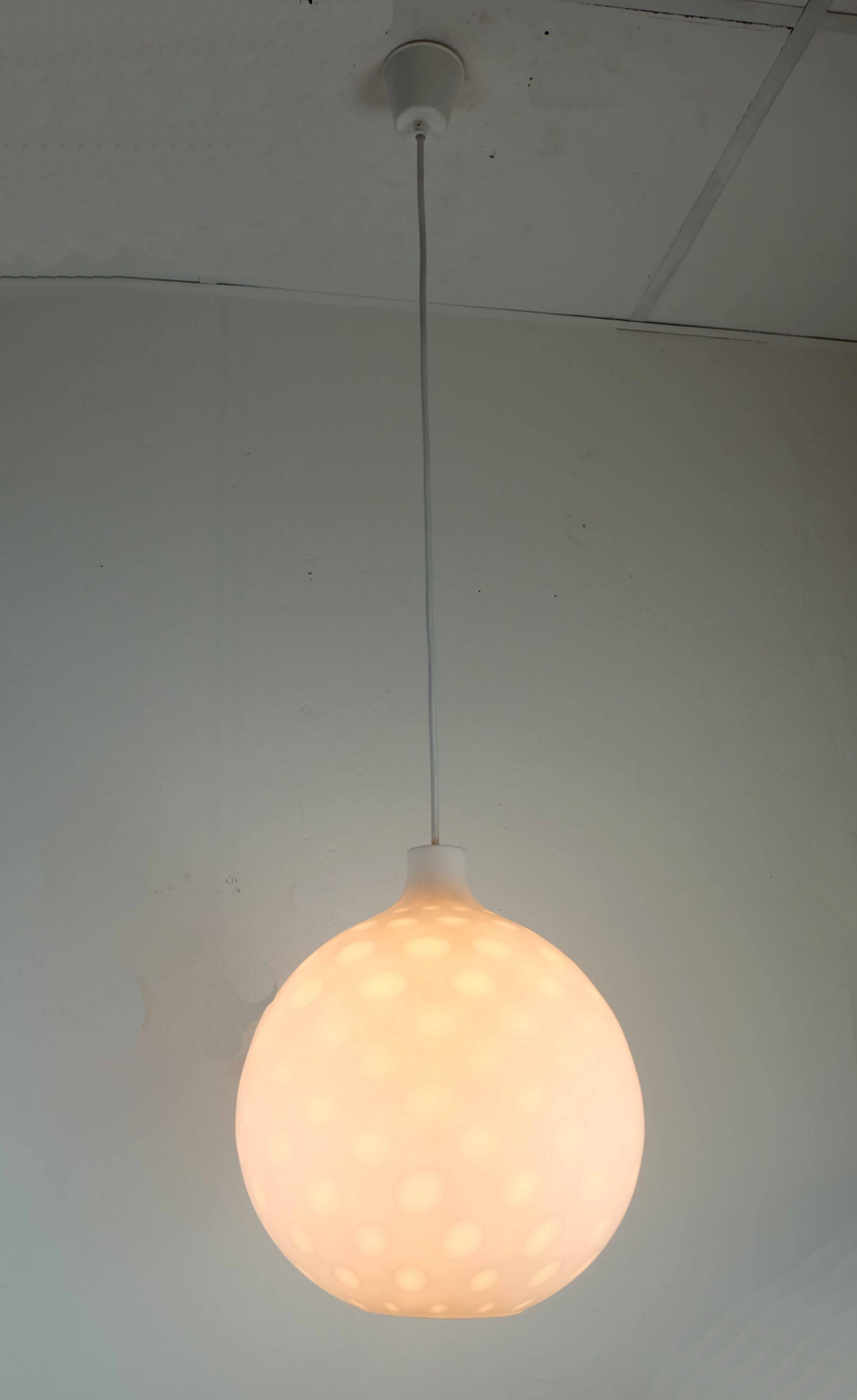 peill & putzler mid century PENDANT LIGHT lissabon 1950s a.f. gangkofner