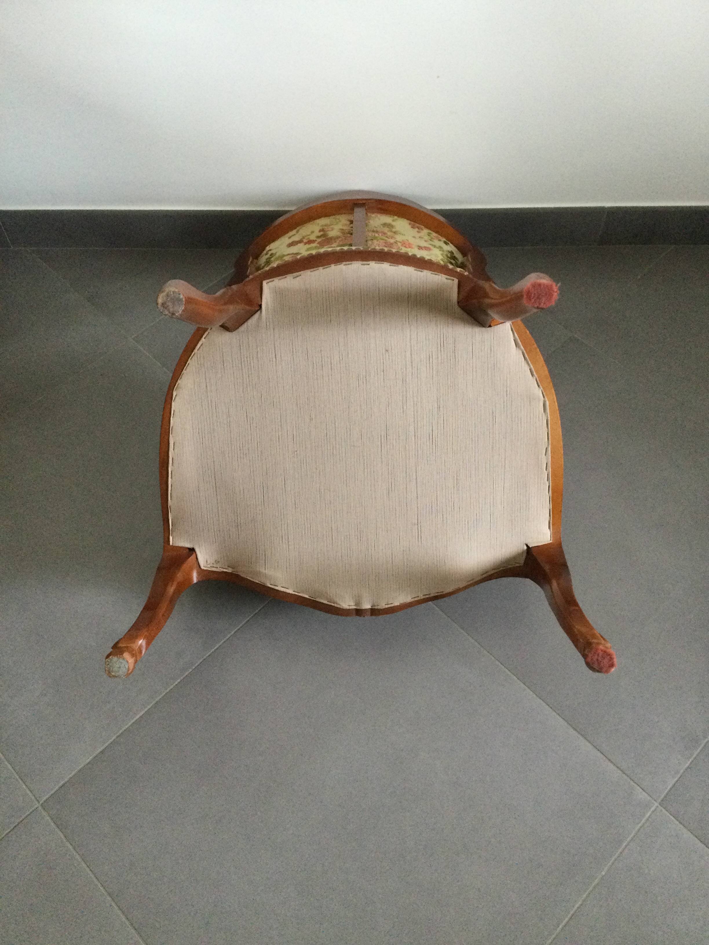 Louis XV Style Armchair In Cherry
