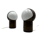 Pair of 'Sfera Notte' Table Lamps by Gagiplast, 1970s