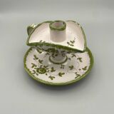 Martres-Tolosane hand candlestick, signed