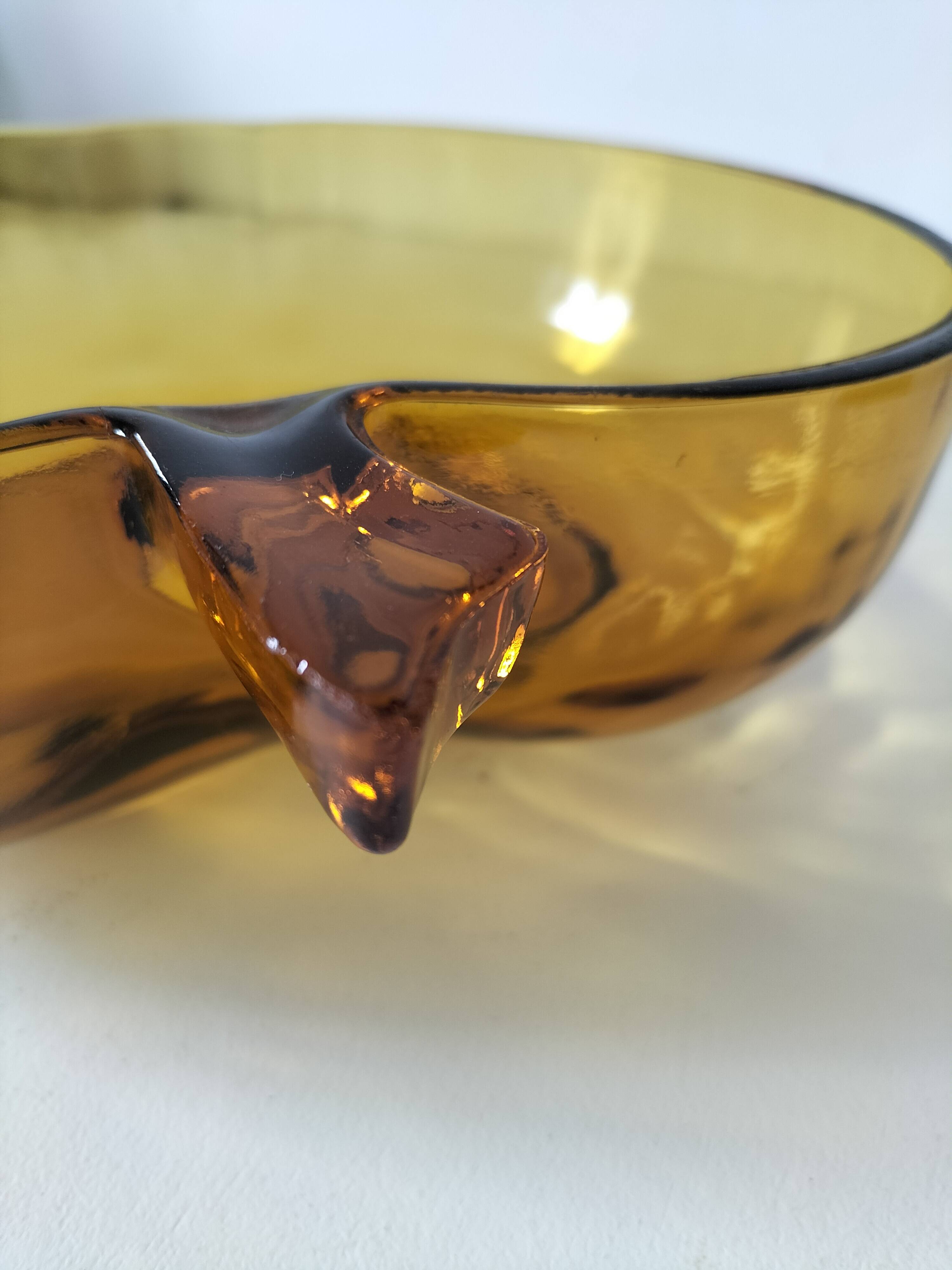 Saladier vintage pomme verre pressé