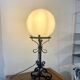 Art Nouveau lamp in wrought iron