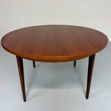 Table de repas a rallonge en teck design scandinave  Niels Otto Moller