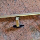 Golden coat rack with 3 hooks Evenlux 1970