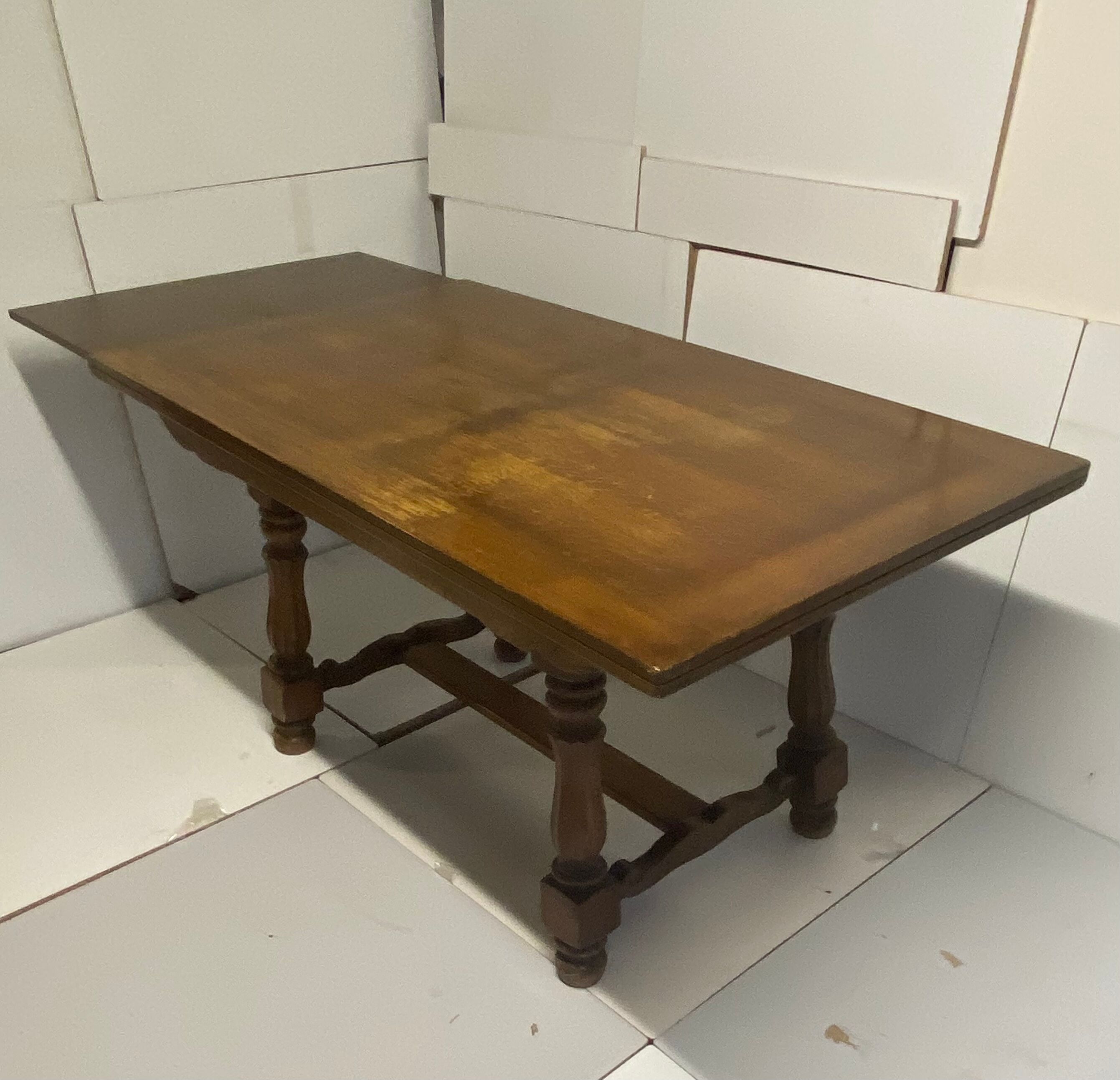 Monastery style farmhouse table