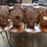 Lot 8 Baumann chairs, Gentian model