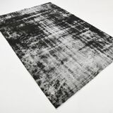 Black & gray antique handmade Turkish rug 259x175cm