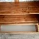 Parisian display cabinet in solid oak