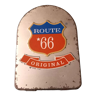 Boite publicitaire tôle "cigarette route 66''