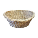Oval wicker basket