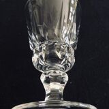 Set of 12 glasses of white wine in Crystal of Saint Louis model Guernsey