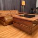 Table basse par Hämeen Kalustaja, Finlande, années 1970