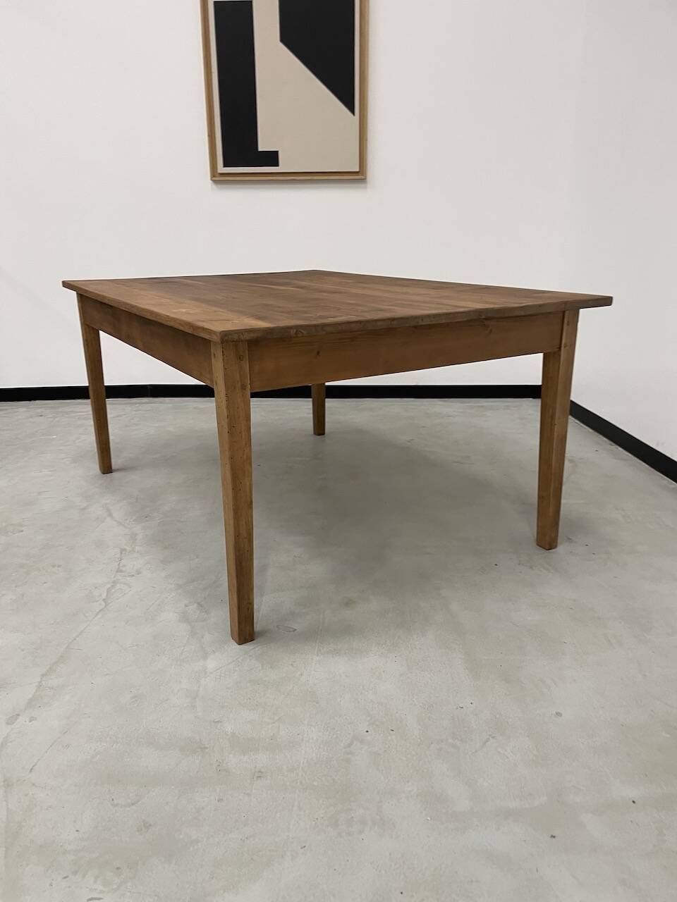 Pine farmhouse table 160 x 110 cm