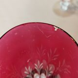 6 vintage champagne flutes