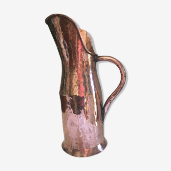 Hammered copper vase