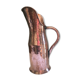 Hammered copper vase