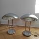 Paire de lampes champignon design Robert Sonneman 1989