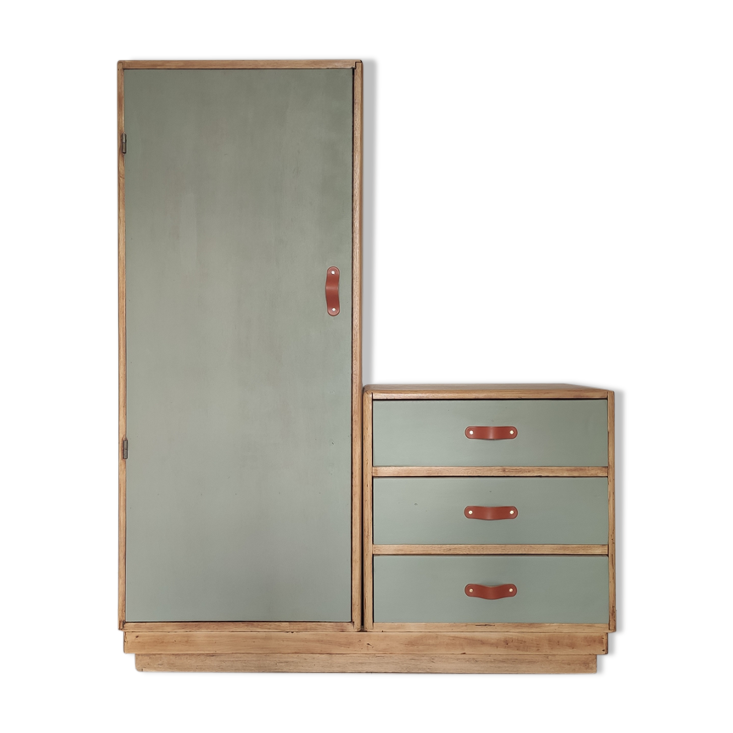 Armoire d'internat asymétrique année 60